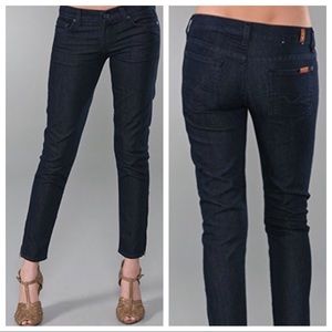 Final Price - 7 For All Mankind Skinny Denim with Zips